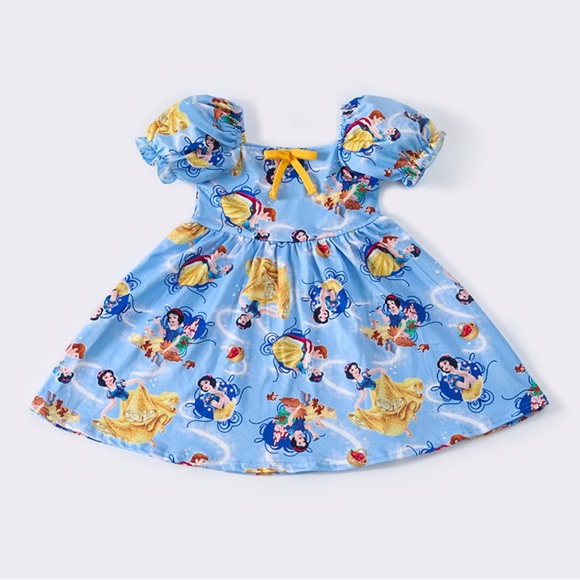 Sassy Saul Boutique 18 Month Disney’s Snow White Character Dress Blue Dress - Picture 2 of 8